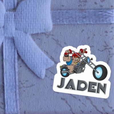 Motorbike Rider Sticker Jaden Gift package Image