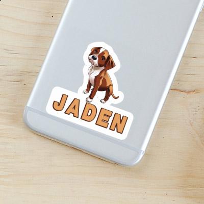 Boxerhund Aufkleber Jaden Gift package Image