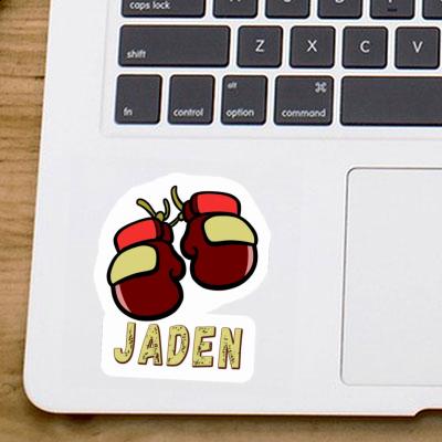 Boxing Glove Sticker Jaden Laptop Image