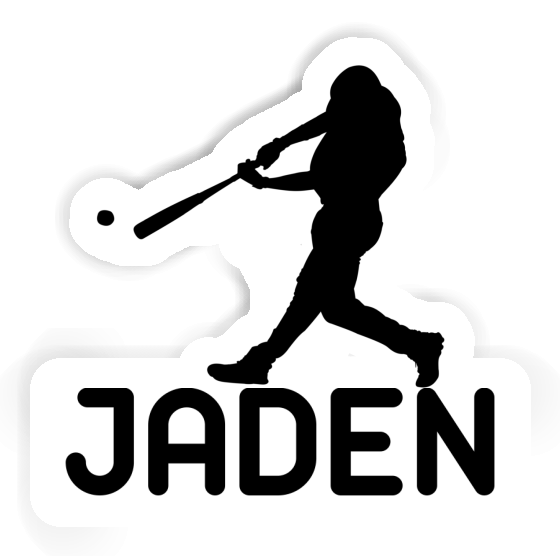 Baseball Player Sticker Jaden Image