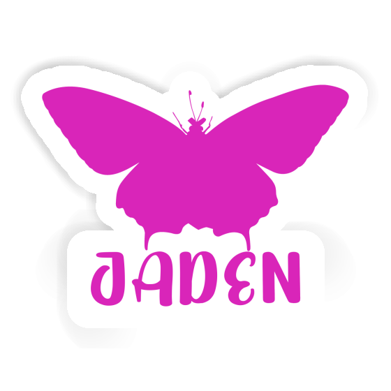 Jaden Autocollant Papillon Laptop Image