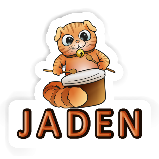 Sticker Drummer Jaden Laptop Image