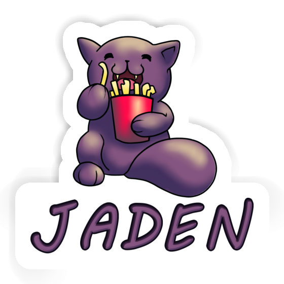 Sticker Pommes-Katze Jaden Gift package Image