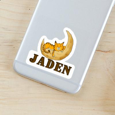 Jaden Autocollant Chat Notebook Image