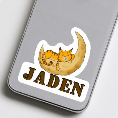 Sticker Jaden Sleeping Cat Image