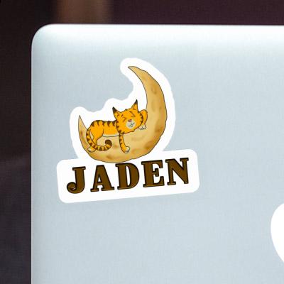 Sticker Jaden Sleeping Cat Notebook Image