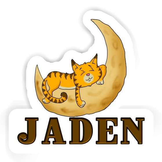 Jaden Autocollant Chat Laptop Image