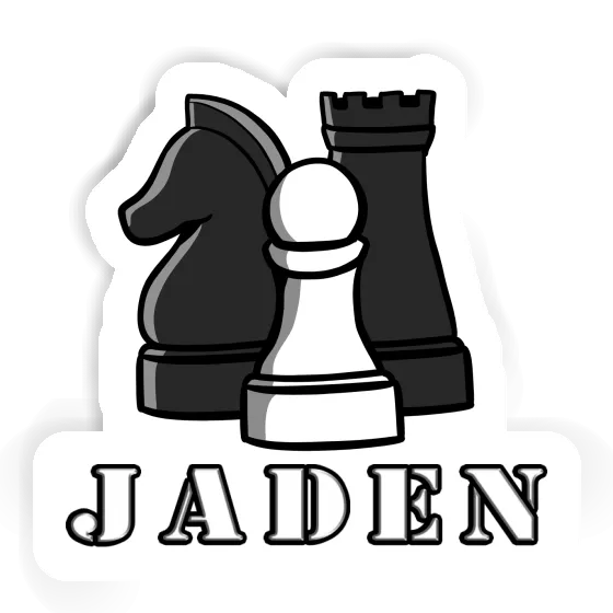 Pièce d'échec Autocollant Jaden Notebook Image