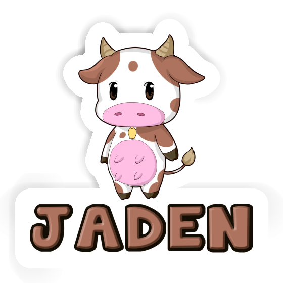 Cow Sticker Jaden Laptop Image