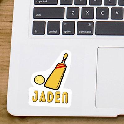 Sticker Cricket Bat Jaden Gift package Image