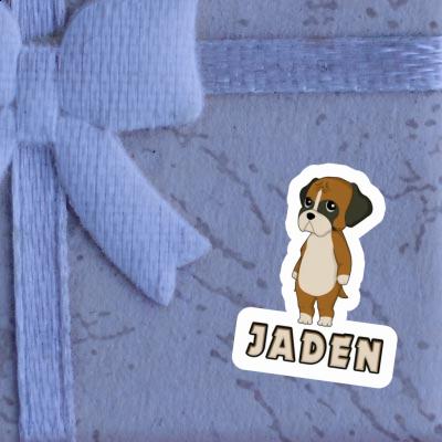 Jaden Aufkleber Deutscher Boxer Gift package Image