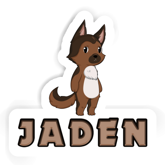 Jaden Autocollant Berger allemand Laptop Image