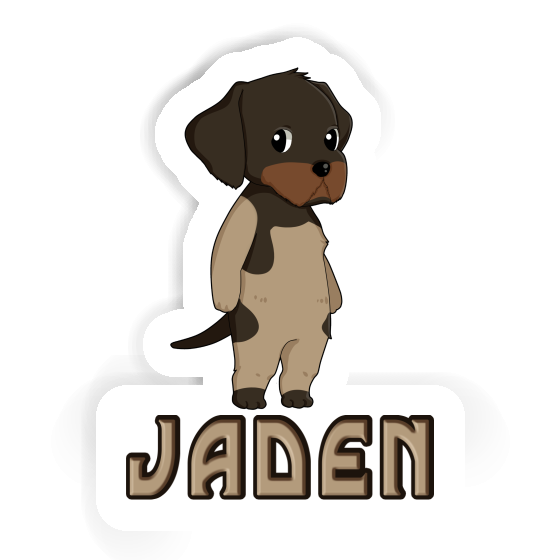 Sticker Jaden Deutsch Drahthaar Gift package Image