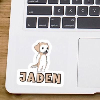 Autocollant Jaden Golden Retriever Notebook Image