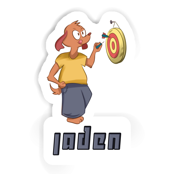 Darts Player Sticker Jaden Notebook Image