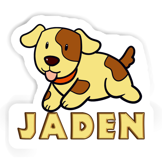 Autocollant Chien Jaden Laptop Image