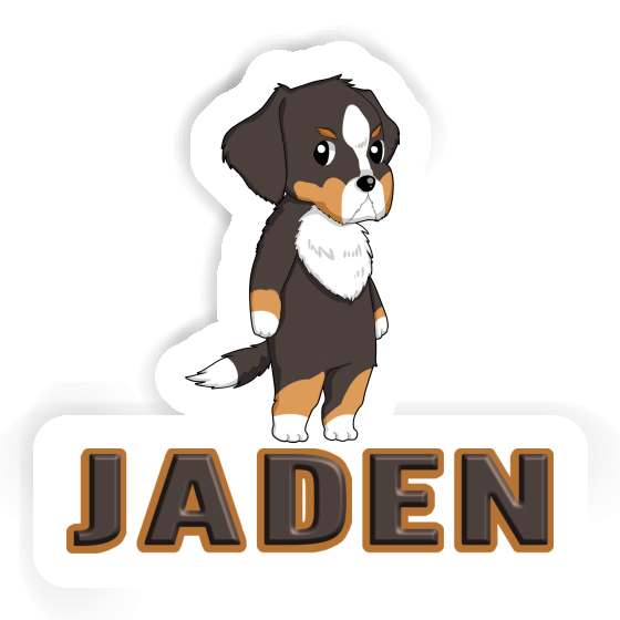 Sticker Bernese Mountain Dog Jaden Notebook Image