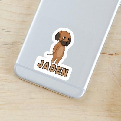 Sticker German Mastiff Jaden Gift package Image