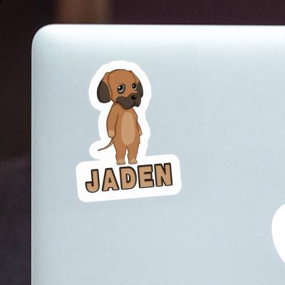 Sticker German Mastiff Jaden Gift package Image