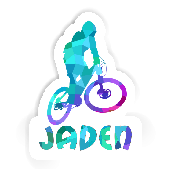 Sticker Jaden Downhiller Laptop Image