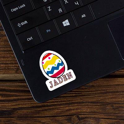 Easter Egg Sticker Jaden Laptop Image