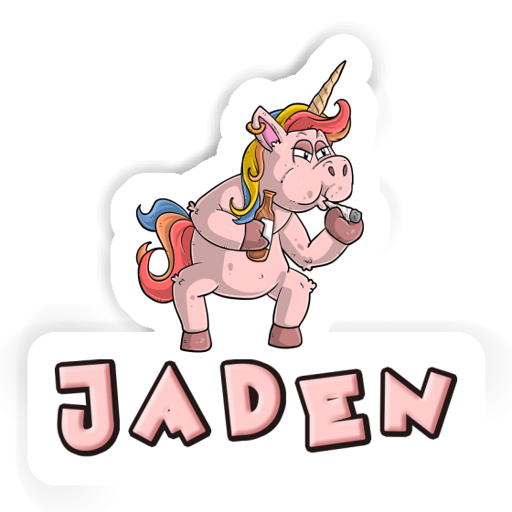 Jaden Sticker Smoking Unicorn Gift package Image