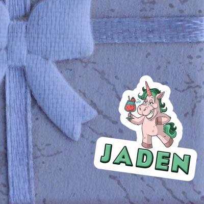 Party Unicorn Sticker Jaden Notebook Image