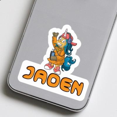 Sticker Hip-Hop Unicorn Jaden Image