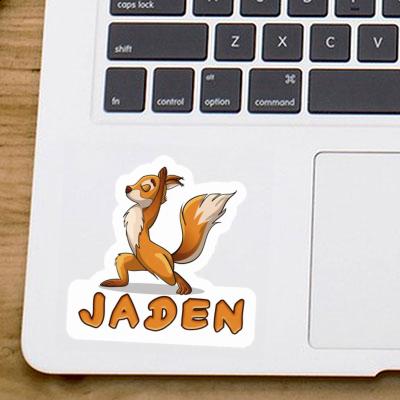 Sticker Yoga-Eichhörnchen Jaden Image