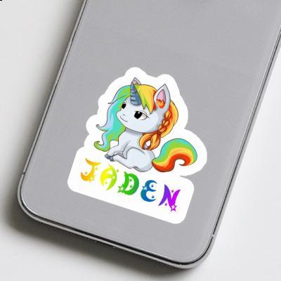 Licorne Autocollant Jaden Laptop Image