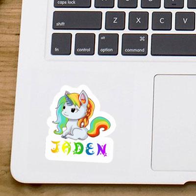 Licorne Autocollant Jaden Notebook Image