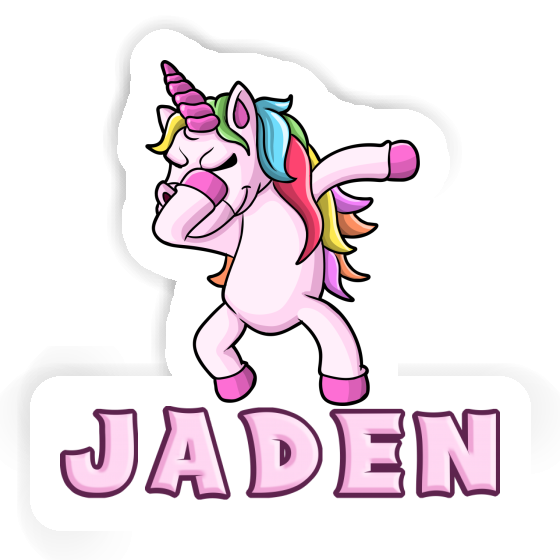 Sticker Jaden Einhorn Gift package Image