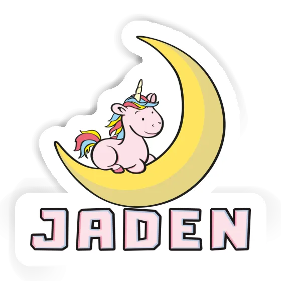 Sticker Jaden Unicorn Laptop Image