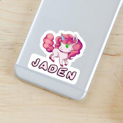 Sticker Jaden Einhorn Notebook Image