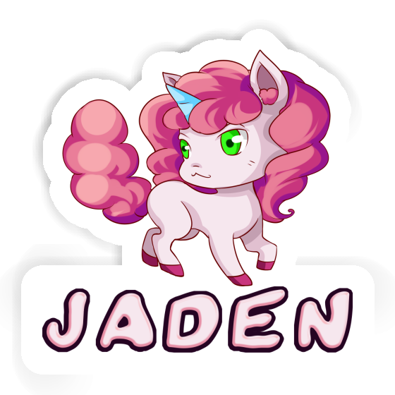 Sticker Jaden Einhorn Notebook Image