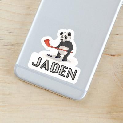 Ice Hockey Panda Sticker Jaden Gift package Image