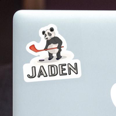 Ice Hockey Panda Sticker Jaden Gift package Image