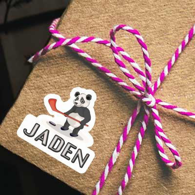 Ice Hockey Panda Sticker Jaden Image