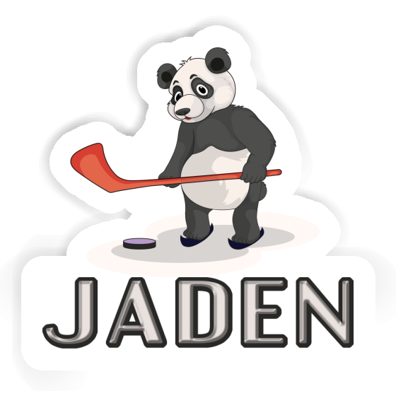 Ice Hockey Panda Sticker Jaden Notebook Image