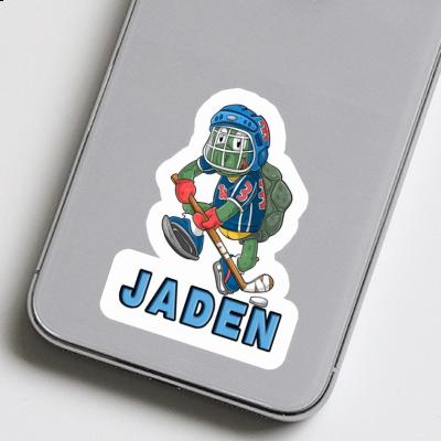 Joueur de hockey sur glace Autocollant Jaden Gift package Image