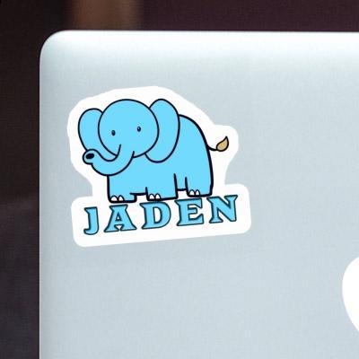 Jaden Autocollant Éléphant Notebook Image