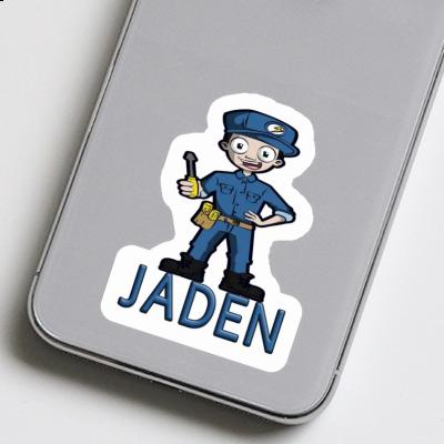 Sticker Electrician Jaden Laptop Image