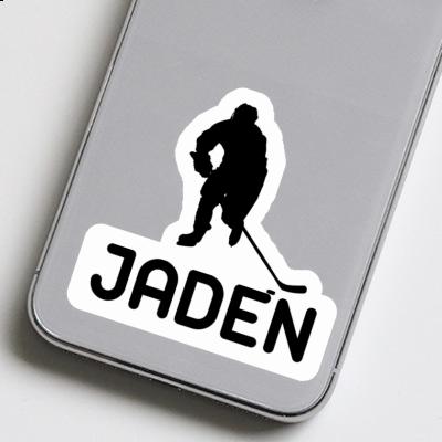 Sticker Hockey Player Jaden Laptop Image