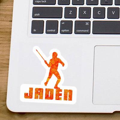 Jaden Sticker Fencer Image