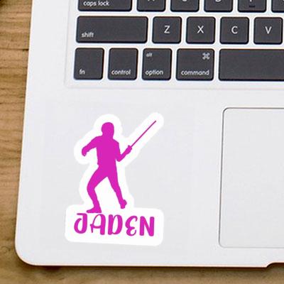 Sticker Jaden Fencer Notebook Image