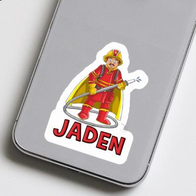 Firefighter Sticker Jaden Laptop Image