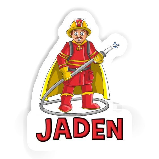 Firefighter Sticker Jaden Image