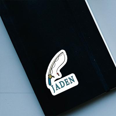 Sticker Jaden Fishing Rod Notebook Image