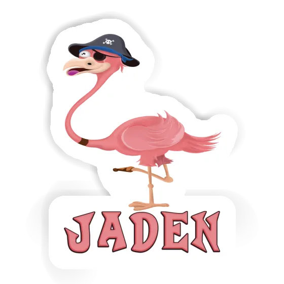 Sticker Jaden Flamingo Laptop Image