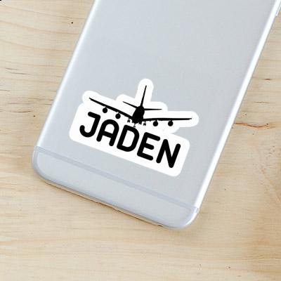 Jaden Sticker Airplane Notebook Image